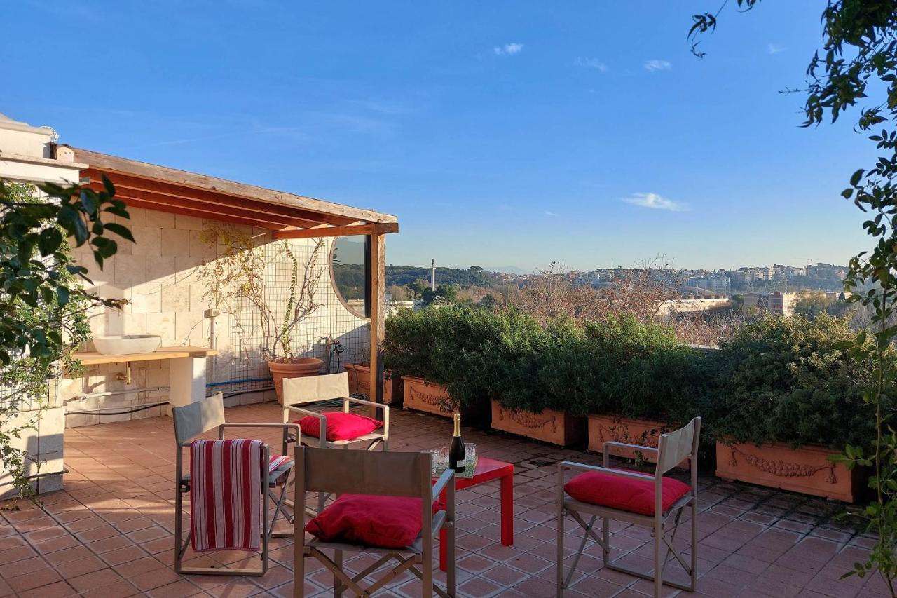 Beautiful Loft In Ponte Milvio With Terrace Apartment Rome Exterior photo