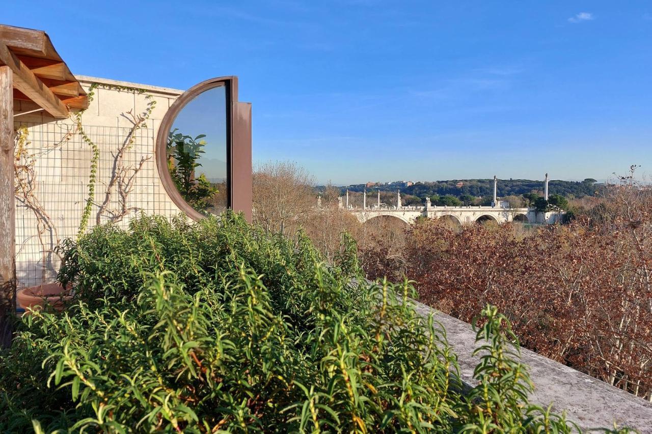 Beautiful Loft In Ponte Milvio With Terrace Apartment Rome Exterior photo